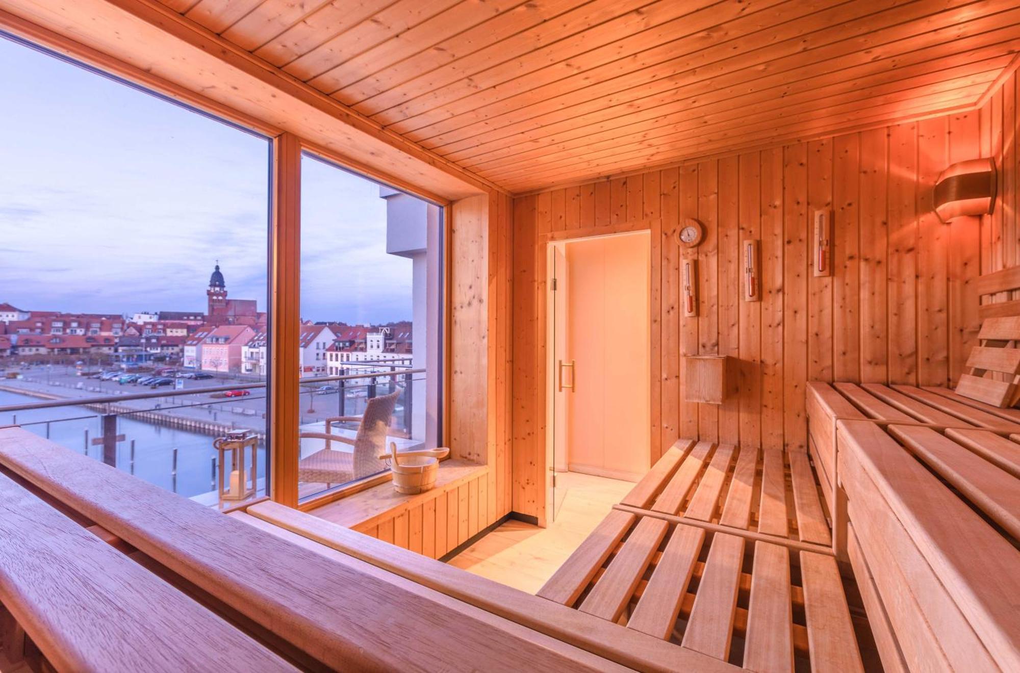 Atlantica - Apartment In Der Hafenresidenz Mit Wellness & Mueritzblick Waren  Esterno foto